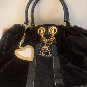 Juicy Couture Vintage Black and Gold Daydreamer Bag. Excellent Condition.
